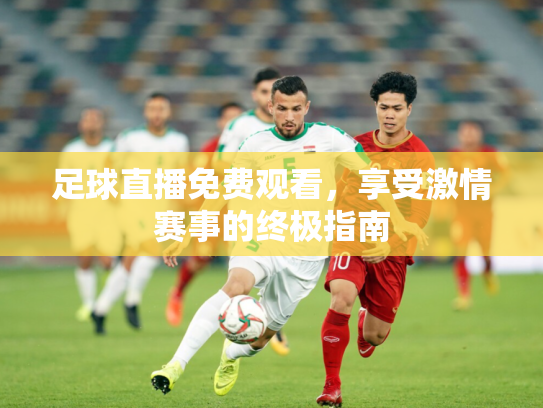 足球直播免费观看，享受激情赛事的终极指南