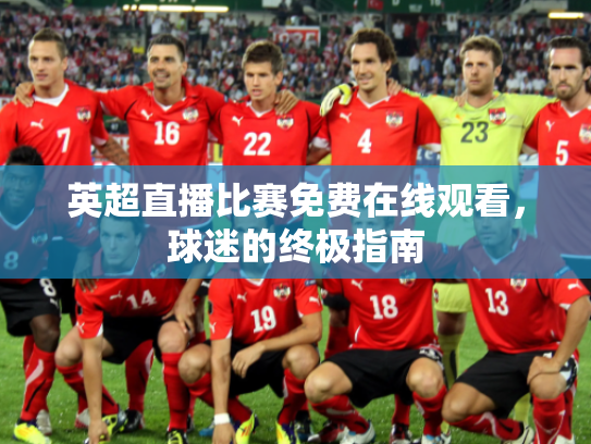 英超直播比赛免费在线观看，球迷的终极指南