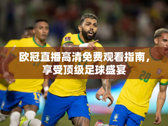 欧冠直播高清免费观看指南，享受顶级足球盛宴