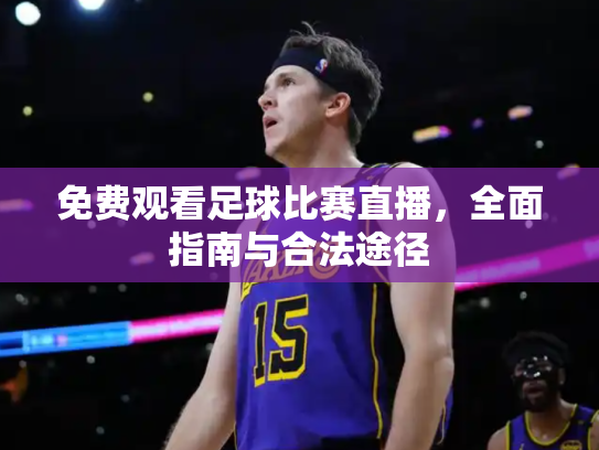 免费观看足球比赛直播，全面指南与合法途径