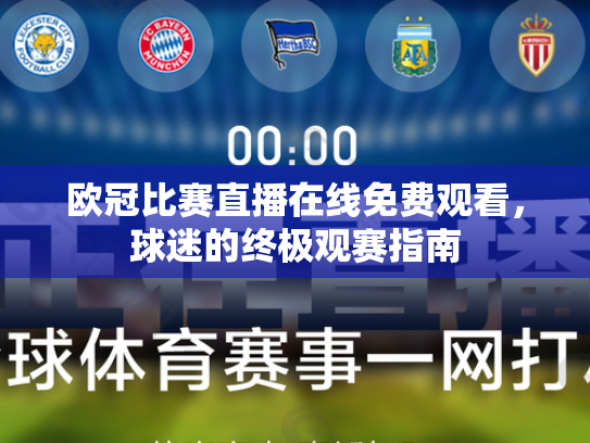 欧冠比赛直播在线免费观看，球迷的终极观赛指南