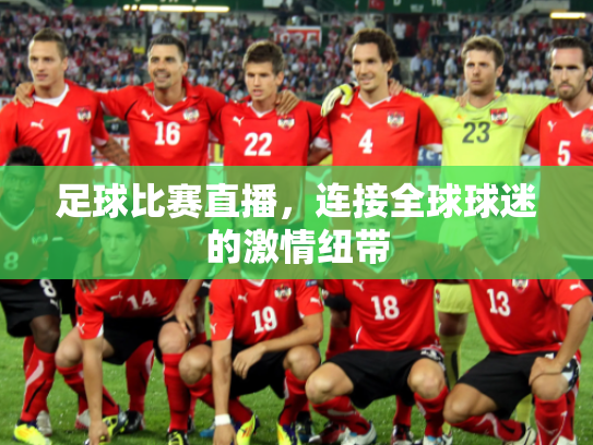 足球比赛直播，连接全球球迷的激情纽带
