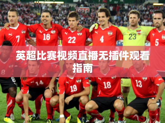 英超比赛视频直播无插件观看指南