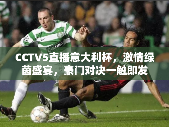 CCTV5直播意大利杯，激情绿茵盛宴，豪门对决一触即发
