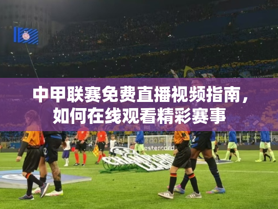 中甲联赛免费直播视频指南，如何在线观看精彩赛事