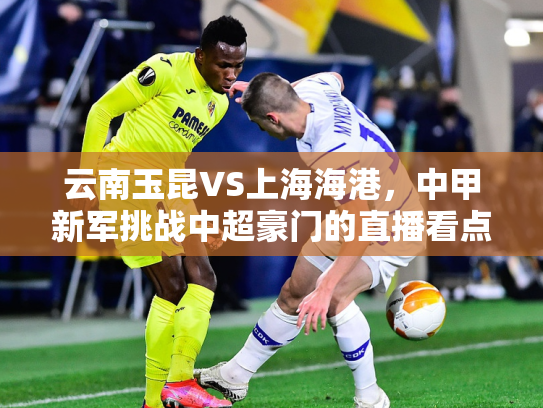 云南玉昆VS上海海港，中甲新军挑战中超豪门的直播看点分析