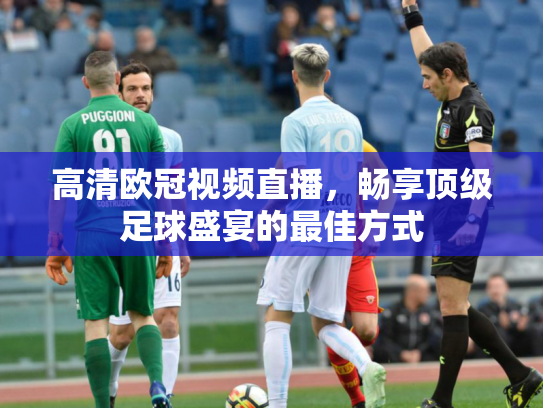高清欧冠视频直播，畅享顶级足球盛宴的最佳方式
