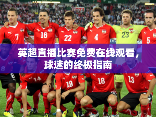 英超直播比赛免费在线观看，球迷的终极指南